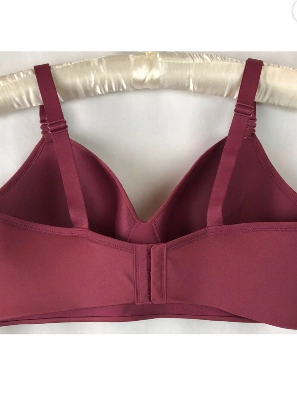 NWT Warner's Simply Perfect Longline Convertible Wirefree Bra - Berry Rose - Picture 4 of 5